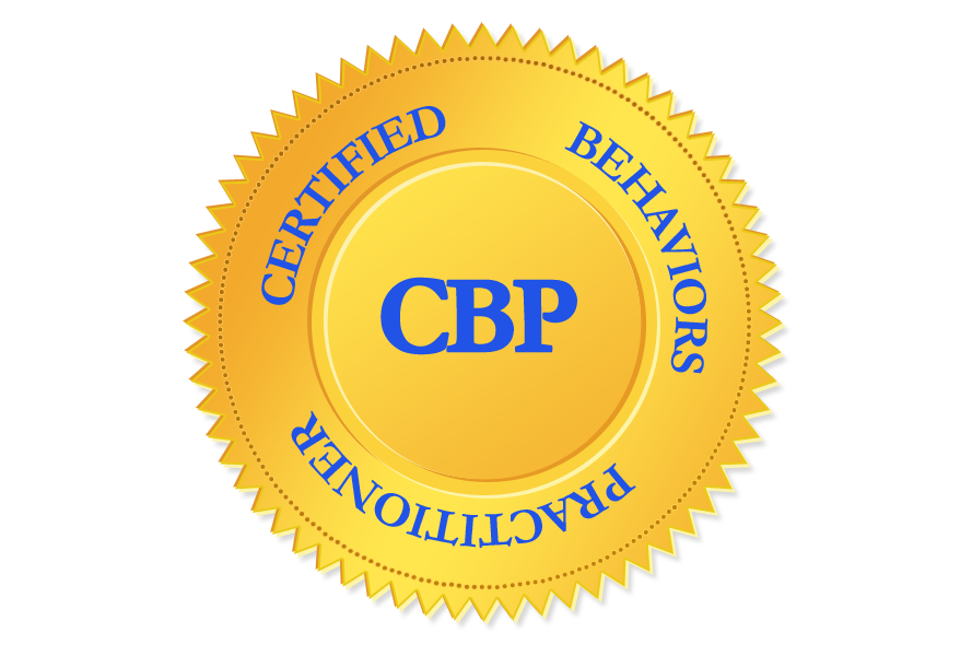 Certified Behaviors Practitioner (CBP) certification seal