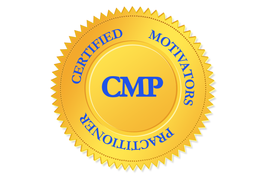 Certified Motivators Practitioner (CMP) certification seal